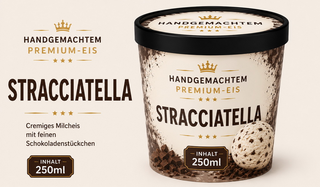 Premium-Manufaktureis Stracciatella 250 ml